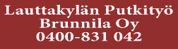 Lauttakylän Putkityö Brunnila Oy logo